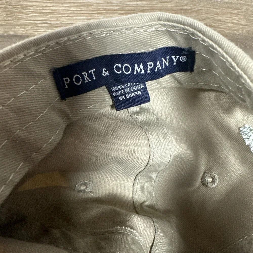 National Mole Hunters Association Hat Port & Company Khaki Adjustable Cap